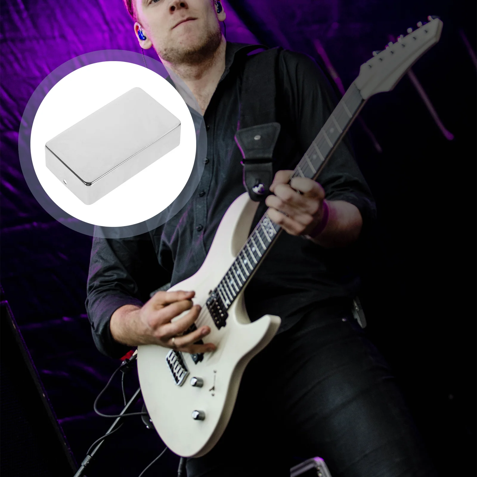 

2Pcs Acoustic Guitar Pickup Multi-Function Self-Adhesive Durable Instrument Accessory for Acoustic Guitar