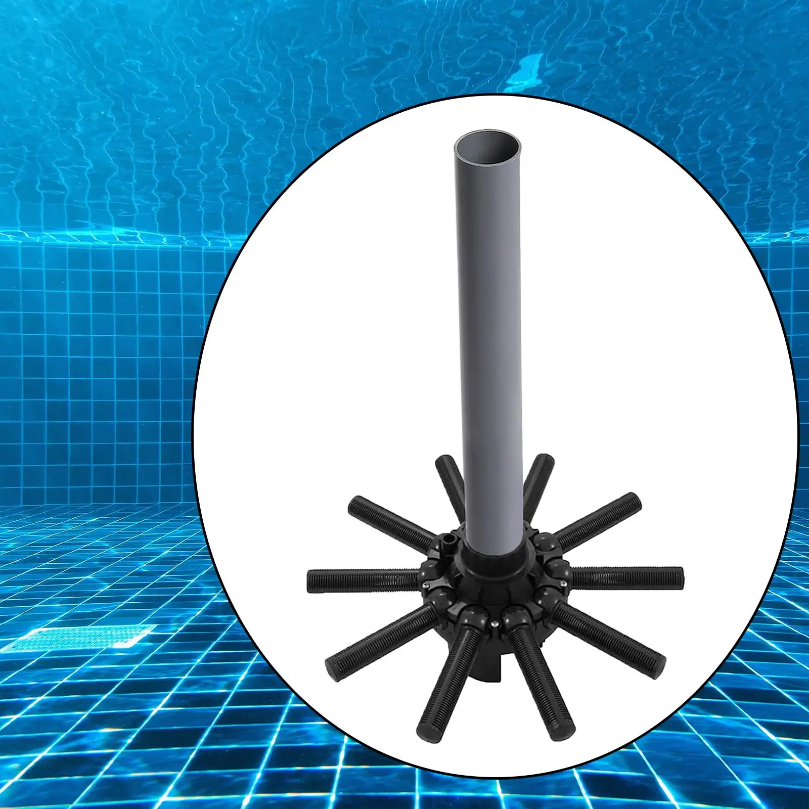 

Lateral Assembly with Center Pipe SX180DA Pool Filter Component Rust Resistant Folding Professional Pool Filtration Replacement