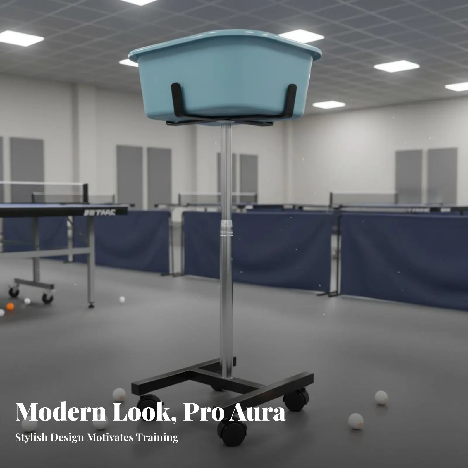 

Table Table Sport Sphere Basket Large Capacity Mobile Racket Sport Pong Sphere Holder Sports Equipment Detachable Basin