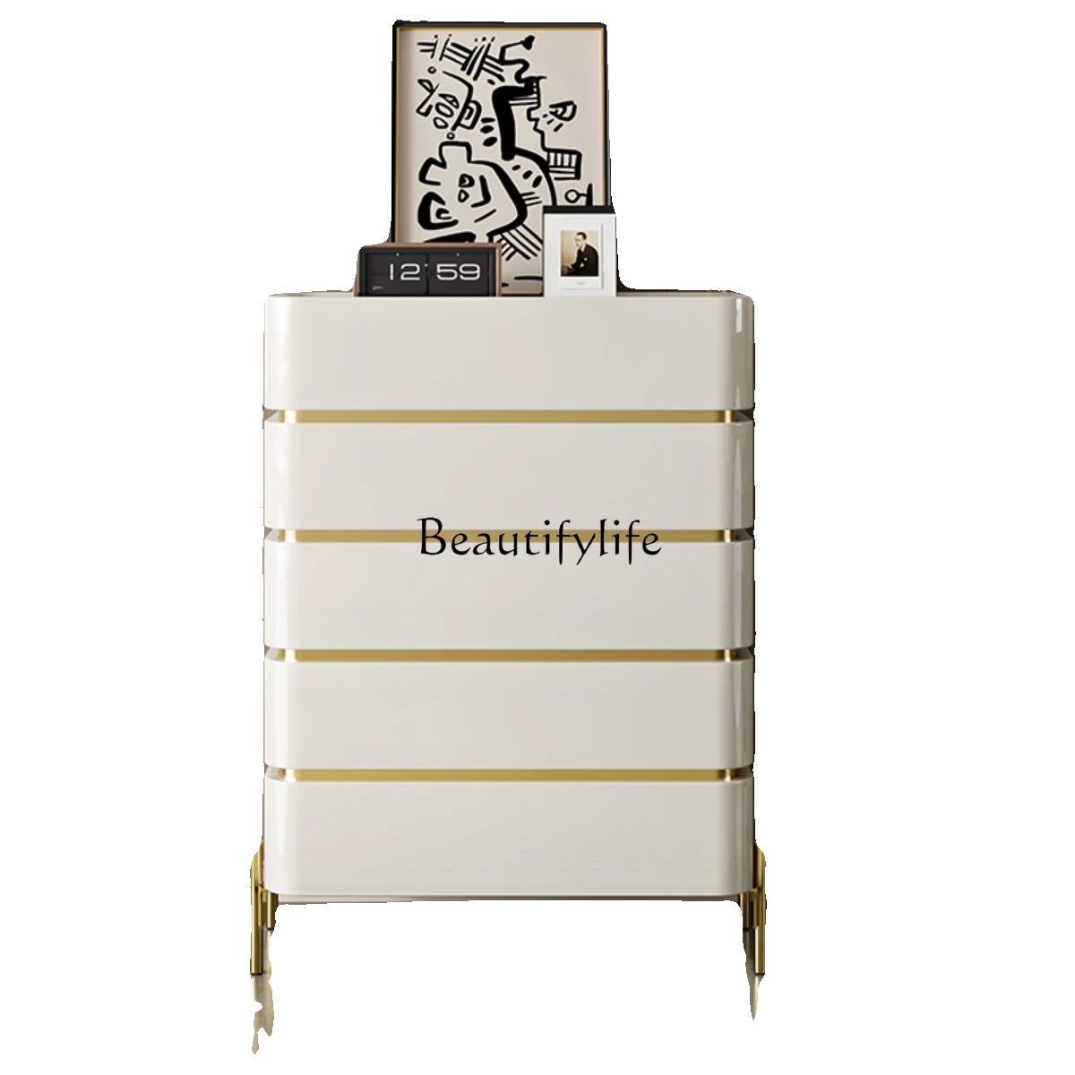 

Simple modern chest of drawers bedroom storage locker