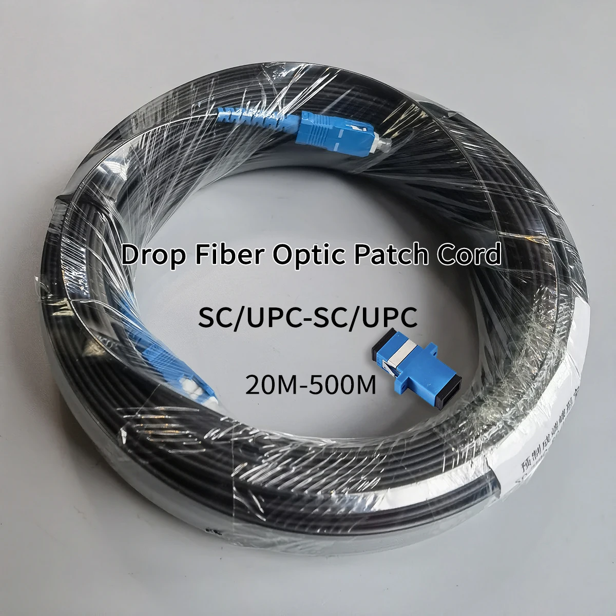 

Special Promotion 20M-500M Outdoor Drop Fiber Optic Cable FTTH SC/UPC-SC/UPC Single Mode Fiber Optic Patch Cord Cable