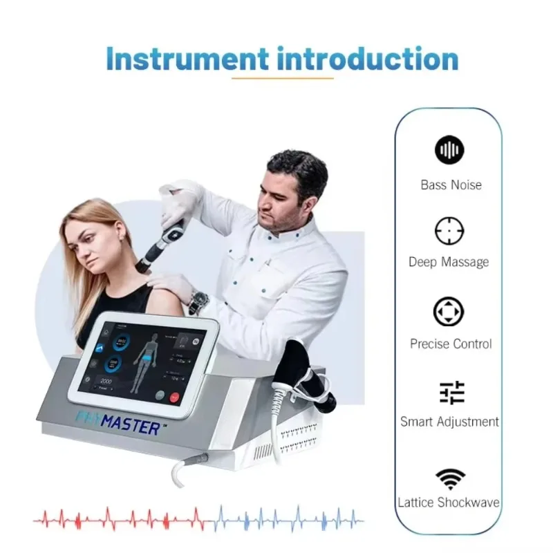 2026 New Upgraded ESWT Machine Extra Corporeal Shockwave Therapy Device for Pain Relief Muscle   Tissue Treatment