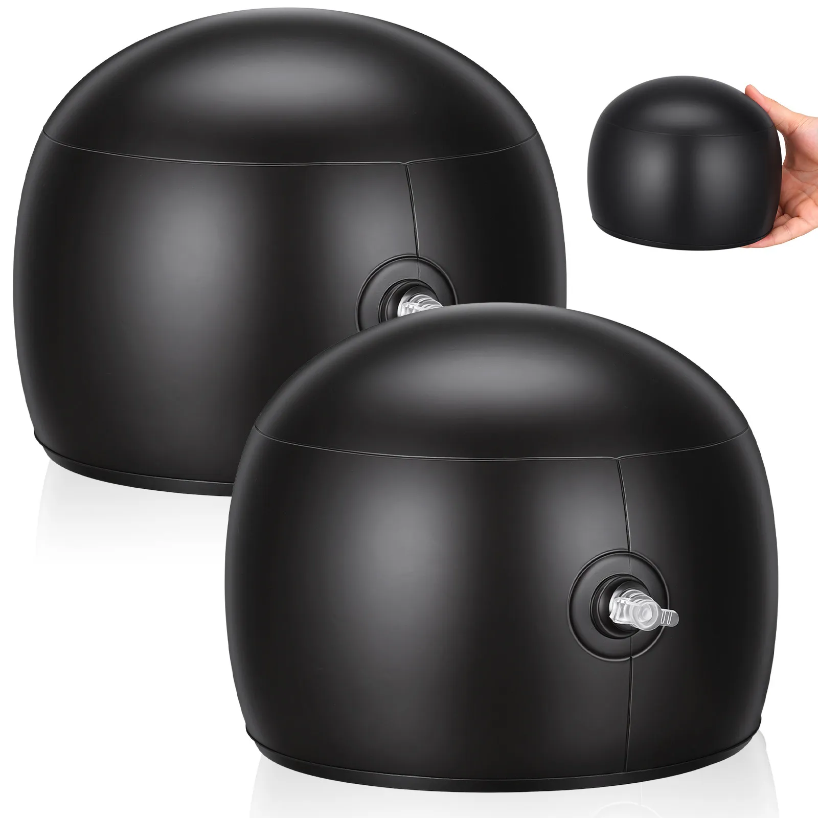 2Pcs Inflatable Hat Stand Cap Holder Organizer Tabletop Display Shaper Baseball Caps Storage Plastic Hat Rack Caps Organizer