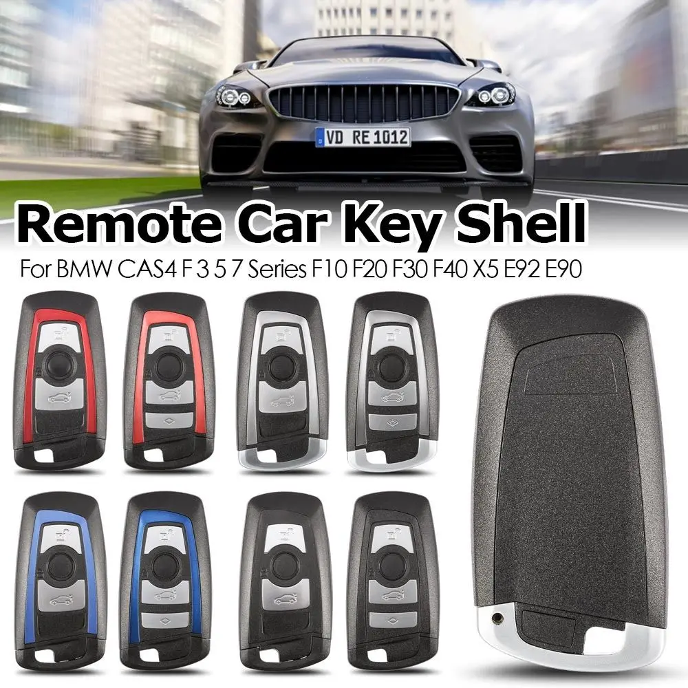 ABS Car Key Shell 3/4 Button Folding Remote Car Key Shell Flip for BMW CAS4 F 3 5 7 Series F10 F20 F30 F40 X5 E92 E90