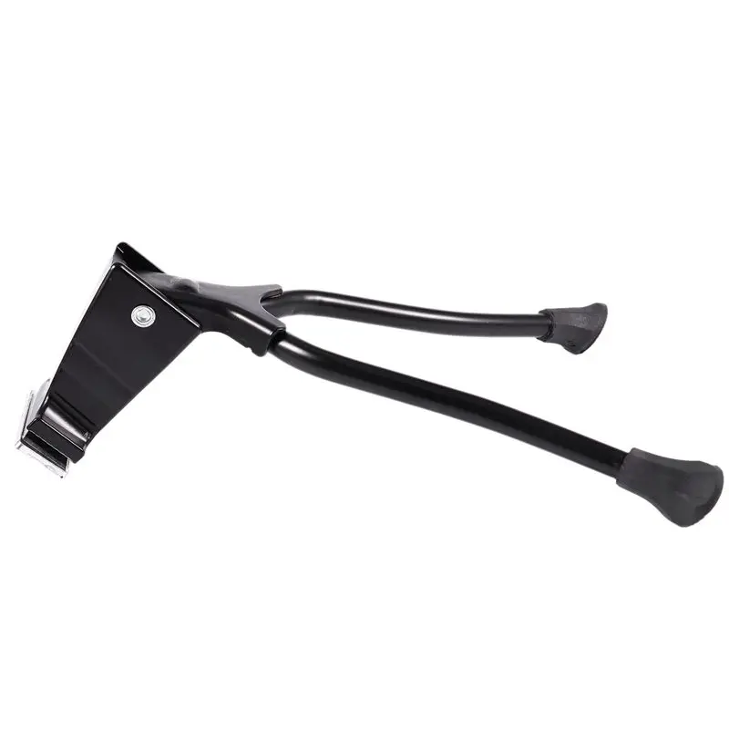 HOES-2X Alloy Double-Leg Center Mount Bicycle Bike Kick Stand Black 26 Inch Cycle