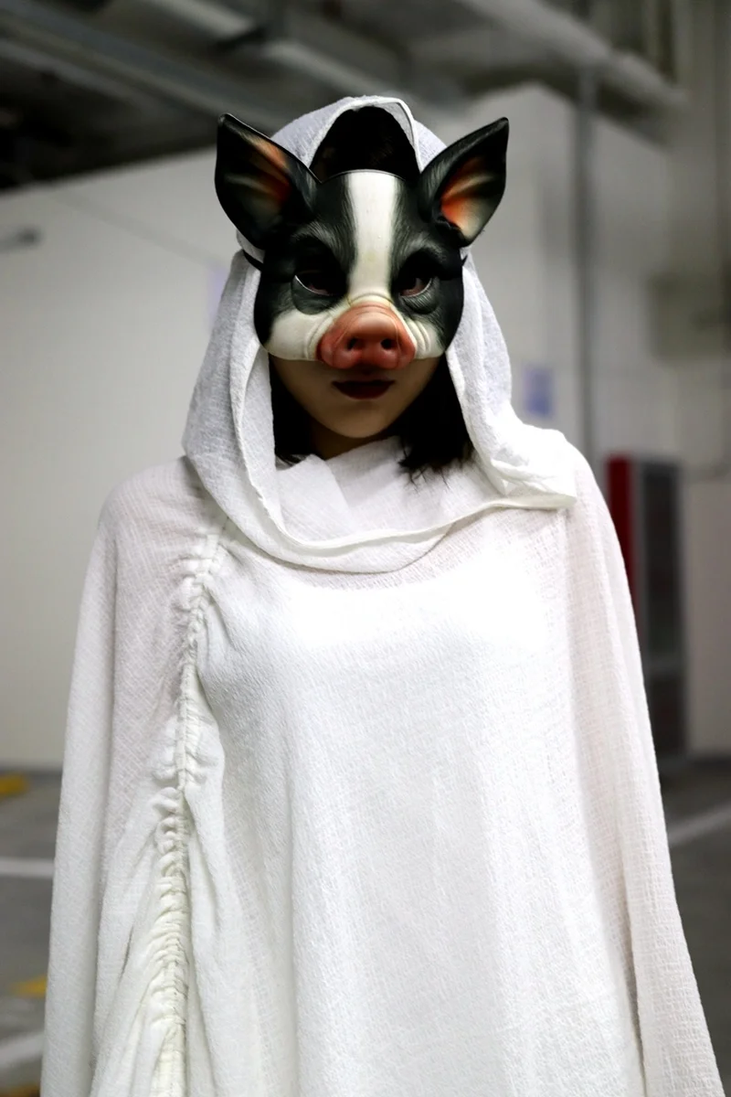 コスプレマスク3D動物豚マスクpuフォーム女性男性カーニバルパーティークラブロールプレイアニメマスク仮面舞踏会パーティーコスチューム