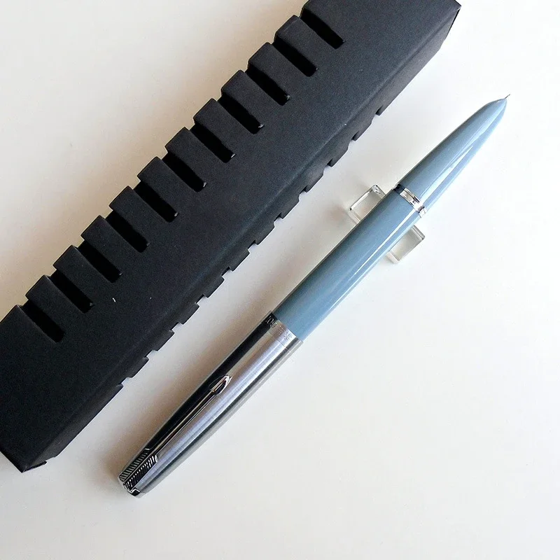 YONGSHENG 601 Multicolored Steel Cap Vacumatic Fountain Pen Large EF/F Iridium Nib Resin Ink Pen Office School Stationery
