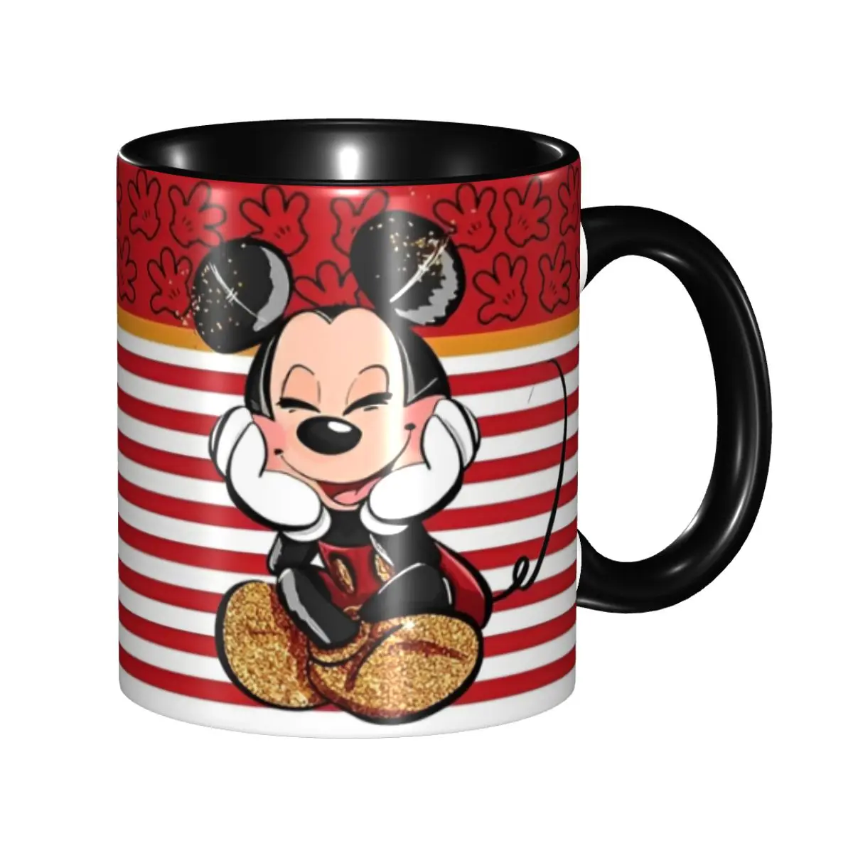 Disney Mickey Mouse Minnie Coffee Mugs Cute Tea Cups For Bedroom