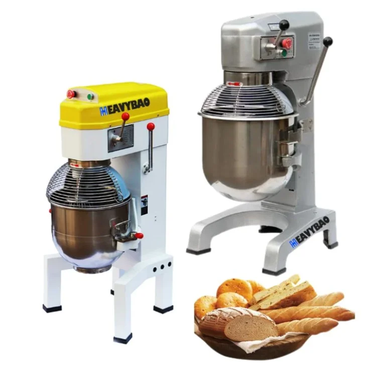 Heavybao Commercial Electric Spiral Dough Mixer Dough Kneading Machine Flour Mixing Machine Food Mixer