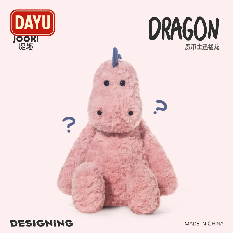 Pluszak Welsh Raptor, uroczy miękki dinozaur, wypchana lalka, poduszka do spania, przytulanka, prezent urodzinowy dla dziewczynek, uroczy pluszowy dinozaur.