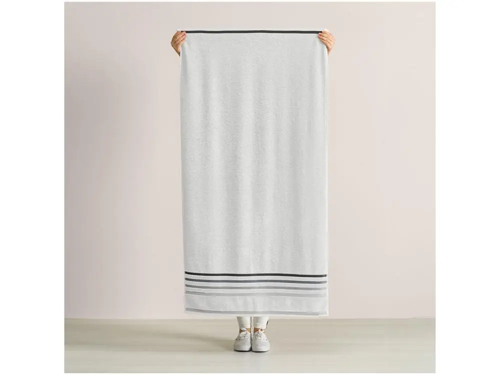 طقم مناشف حمام من Karsten ، قطن ، أبيض إمبري ، 5 قطع