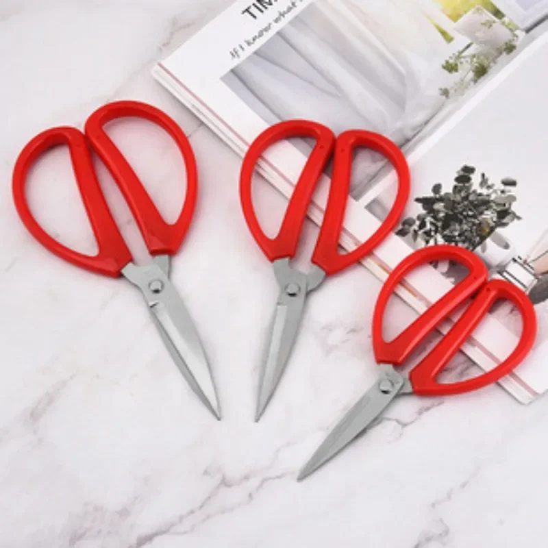 

Super Durable Stainless Steel Sewing Scissors Strong Shears Embroidery Leather Fabric Household Paper Cutting Tailor Scissors