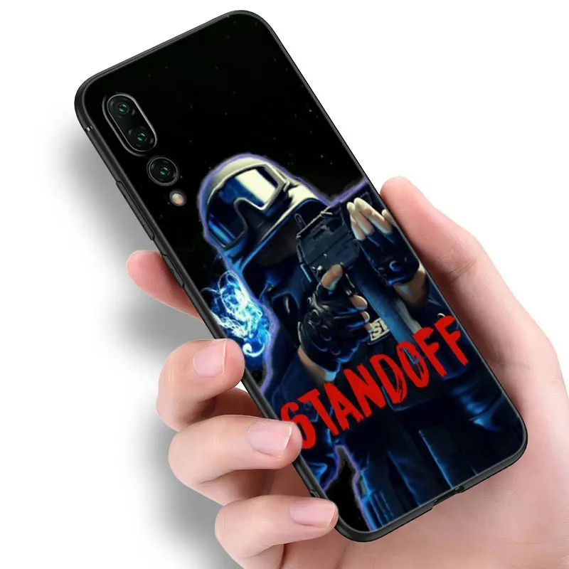 Hot Game STANDOFF-2 Black Silicone Phone Case For Huawei P10 P20 P30 P40 Lite P50 P60 Art P50E P Smart Z 2018 2020 2021 Pro 2019