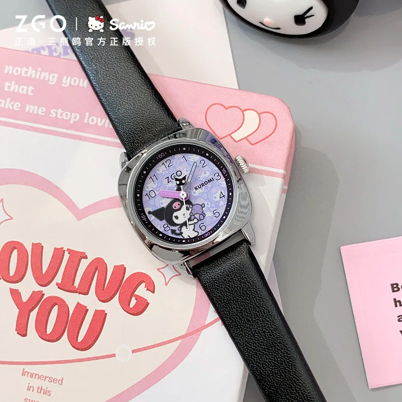 New Zgo Original Sanrio Joint Melody Anime Watches Kawaii Waterproof Cute Sports Quartz Watch Boy Girl Student Christmas Gifts