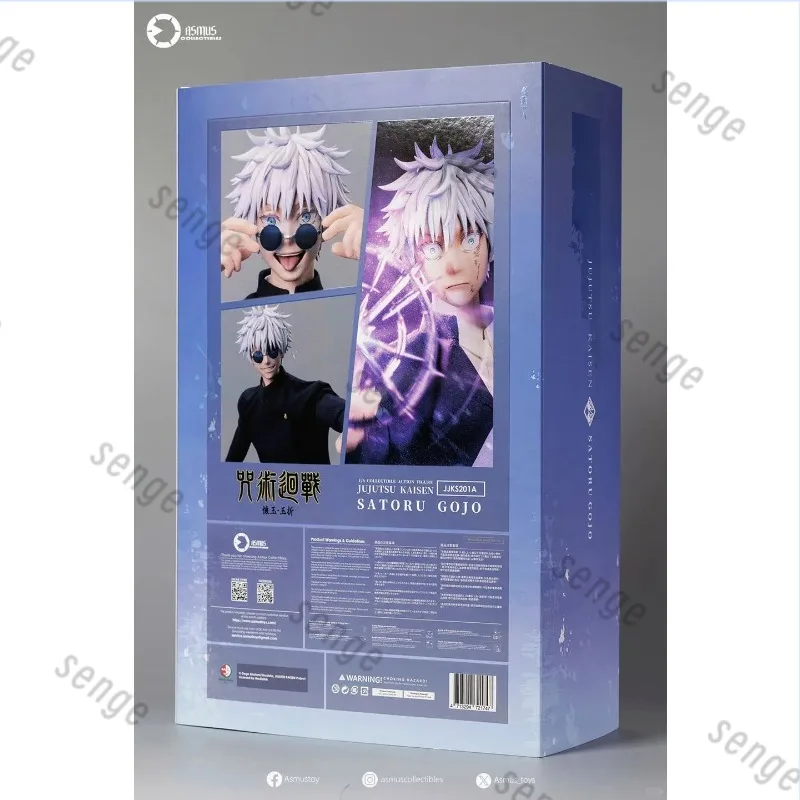 【Genuine and In Stock】Asmus 1/6 Gojo Jiu-Jitsu Express Strap Head and Hands Interchangeable Action Figure Gift Collection