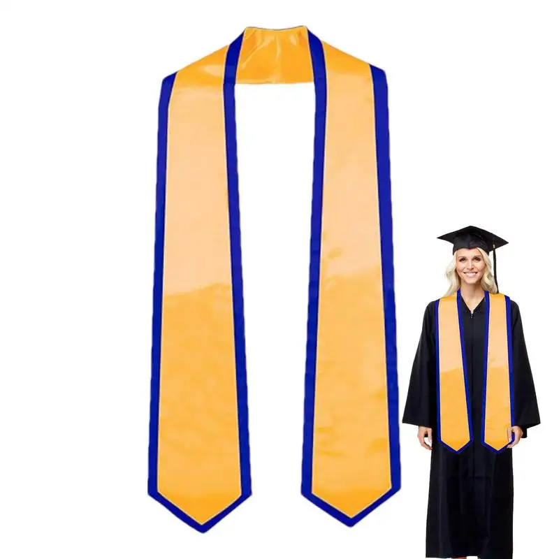 Étole de remise de diplôme unisexe pour étudiants adultes, écharpe Anti-décoloration, ceinture de remise de diplôme pour étudiants
