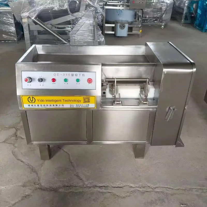 Frozen Chicken Beef Pork Cube Cutter Commercial Frozen Meat Fresh Meat Dice Cutting Cheese Jelly Dicing Machine