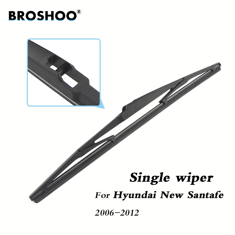 BROSHOO Car Rear Wiper Blades Back Windscreen Wiper Arm For Hyundai New Santa Fe Hatchback (2006-2012)355mm,Windshield Styling