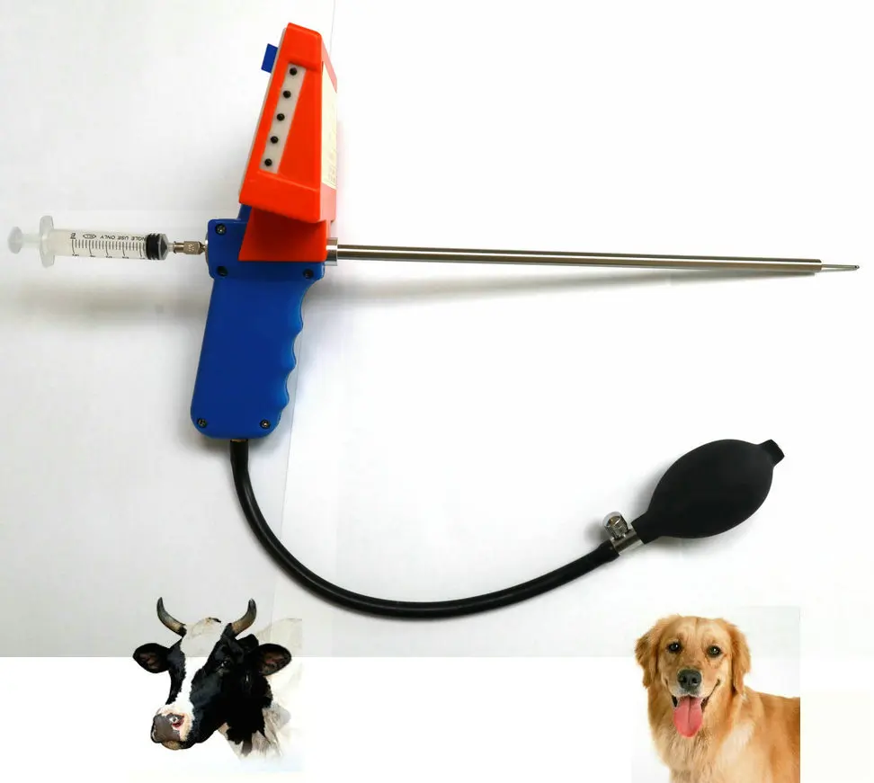 Factory price Desktop Veterinary transcervical artificial insemination  for animal/ cattle/cow/goat/dog