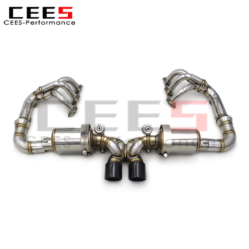 

CEES Catback Exhaust Manifold for Porsche 911 991/991.1 GT3 3.8 2010-2019 SS304 Exhaust Pipes Valvetronic Muffler Escape