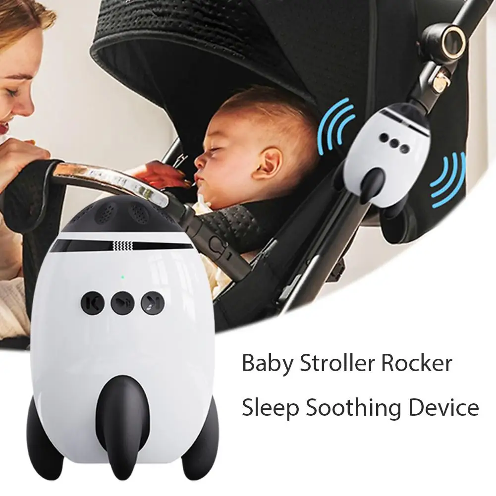 

Portable Stroller Rocker With White Noise & Bluetooth Sleep Soothing Device Automatic Infant Soother Sleep Aid Vibrating Cradle