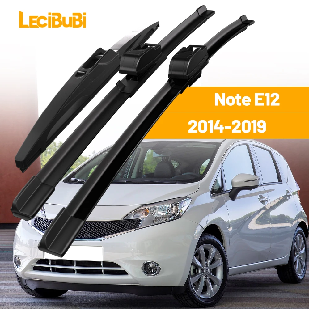 Für Nissan Note E12 2014-2019 1set Vorne und Hinten Scheibenwischerblätter Scheibenwischer 2015 2016 2017 2018 Zubehör