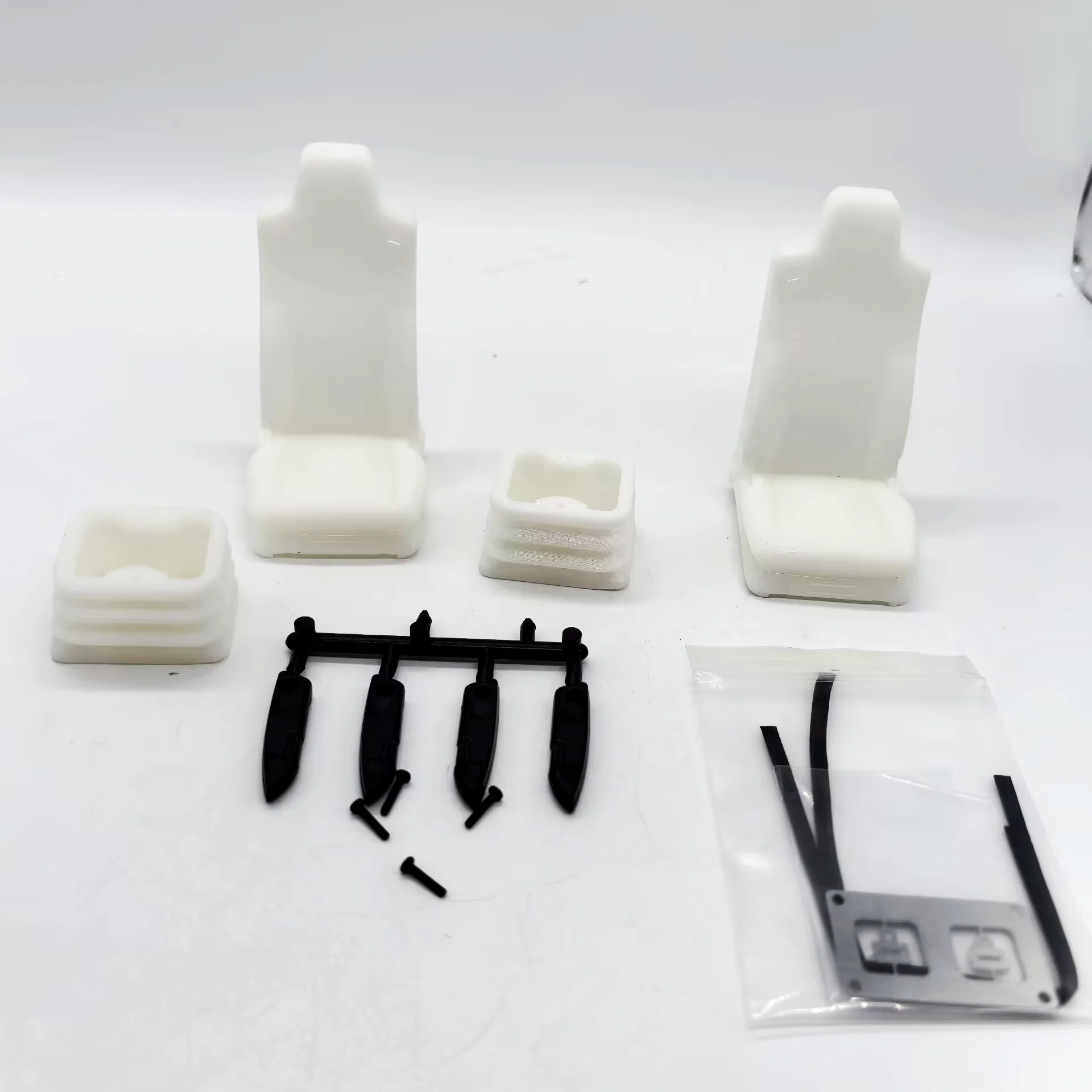 

RC 1/14 2Pcs Inner Seats for SCANIA 770S Volvo BENZ Truck Tipper Trailer DIY Parts