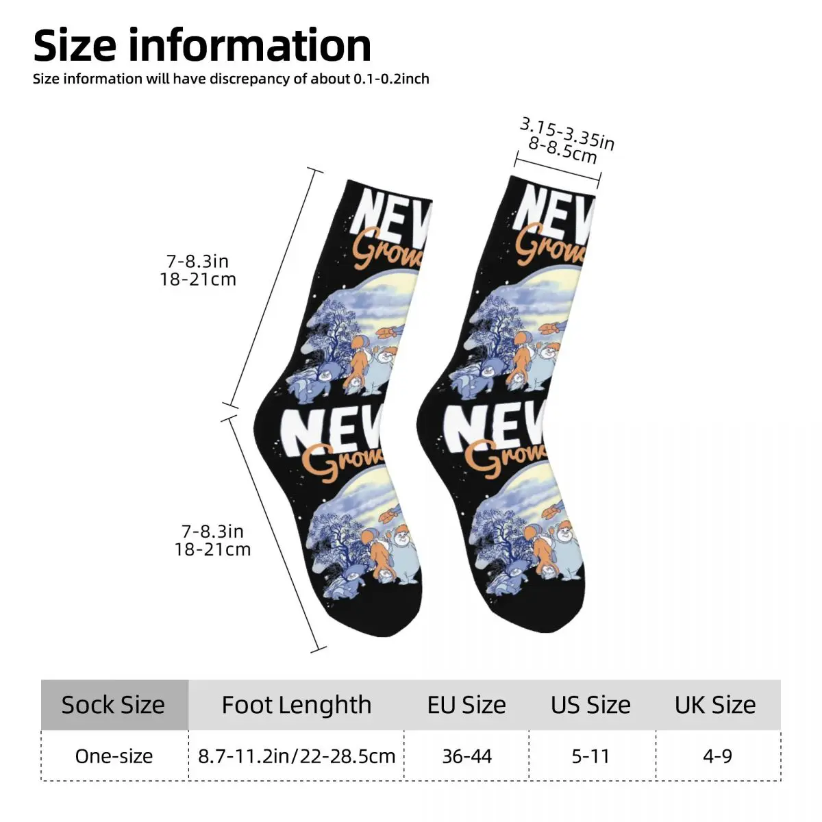 Peter Pan Lost Boys Never Grow Up Night Portrait Stockings Graphic Vintage Winter Non Slip Socks Men Skateboard Warm Soft Socks