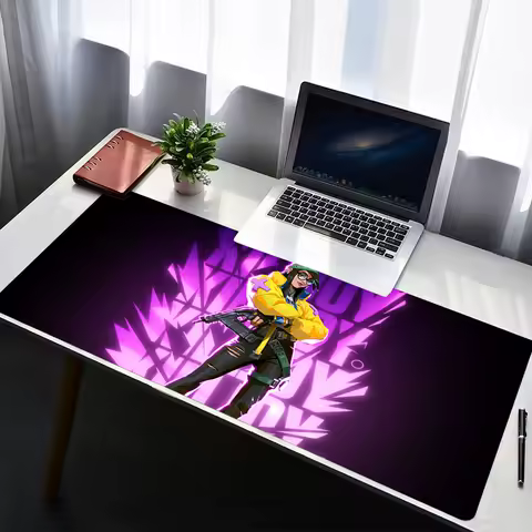 Mouse Pad PC Non Slip Rubber Mousepad Laptop Gamer Cabinet Keyboard Pad V-valorant Killjoy Office Computer Gaming Desk Mouse Mat