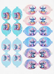 Disney Cartoon Stitch Mini Hairbow Shape Cross Faux Leather Sheet BowknotCrafts Gift DIY Making Accessories Faux Leather 30x22cm