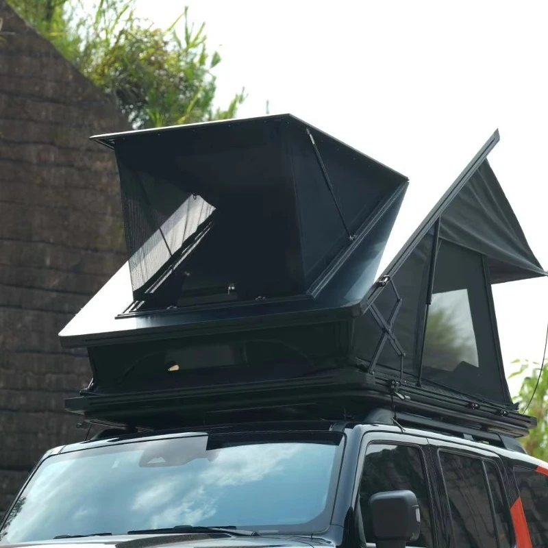 2026 4x4 Camping Portable OEM X Hinge Car Rooftop Tent Hardshell Large Space Roof Top Tent Hard Shell Aluminum RTT Tent Rooftop