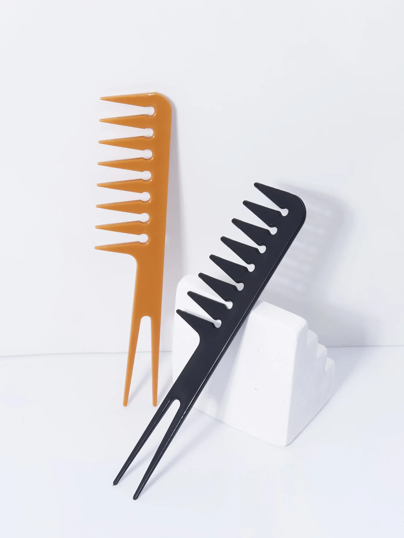 Doppelseitiger Kamm mit breiten Zähnen, Afrikanischer Kamm, Geeignet für Männer und Frauen als Haaraccessoire – Detail 2