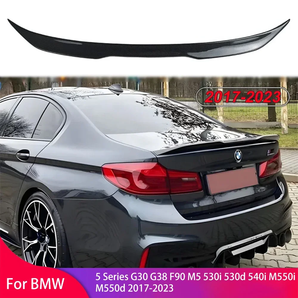 For BMW 5 Series G30 G38 F90 M5 530i 530d 540i M550i M550d 2017-2023 Rear Spoiler Trunk Tail Wing Bodykits Rear Wind Wing Lip