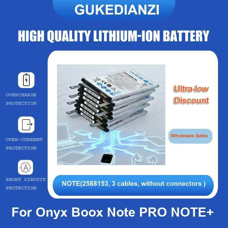 Battery For Onyx Boox N96ML E-Book Poke 3 Poke3 2 BBA10 355585 psp DVR 305585 S11ND018A Note PRO NOTE+ Nova N96 Carta+ - view 2