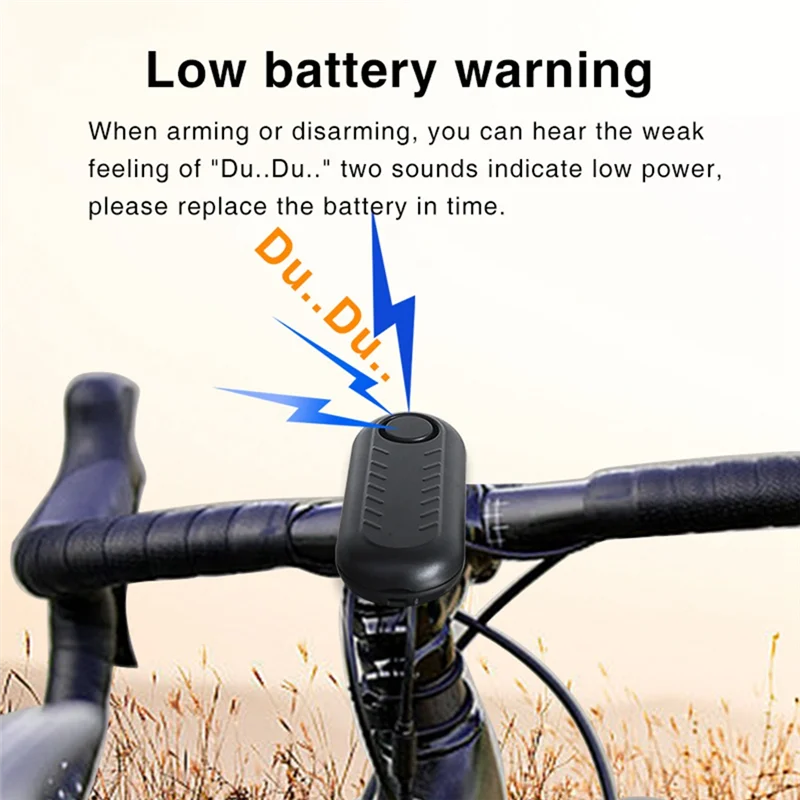 BNVN-Bicycle Alarm Anti-Theft Vibration Sensor Electric Scooter Bike Security Protection Anti Theft Alarms