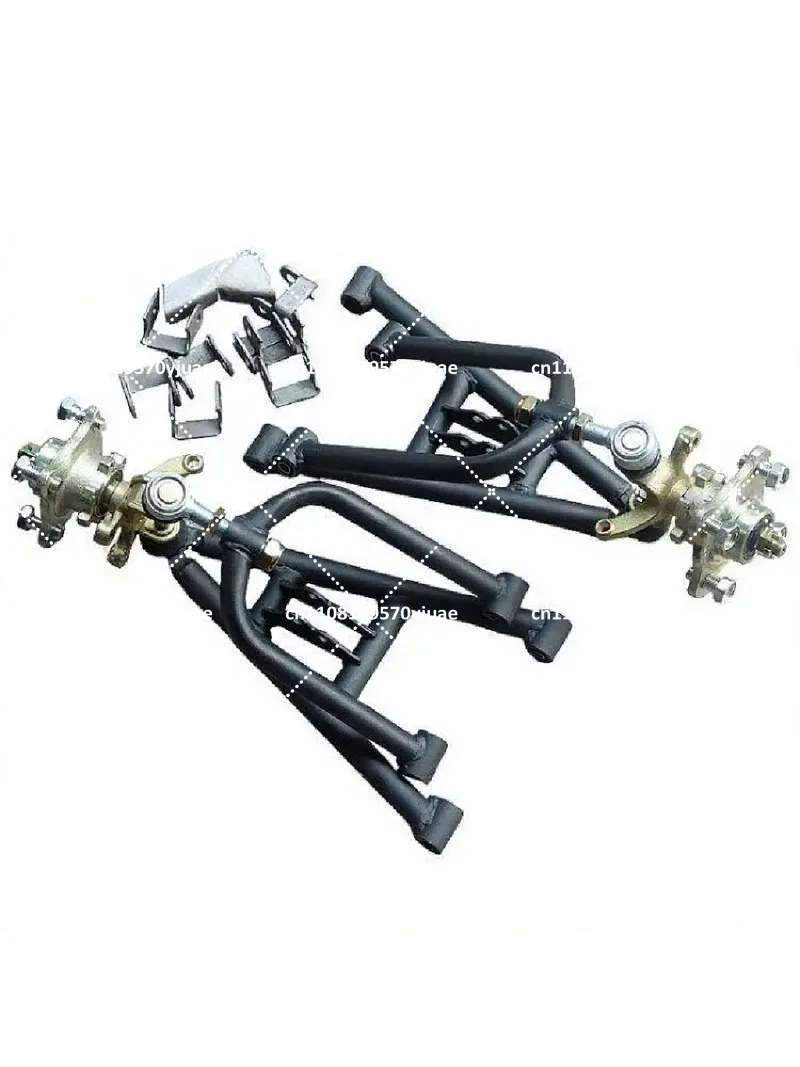 Upper Lower Rocker Arm Assembly Four Wheeler Modified Kart Steering Claw Flange Front Suspension