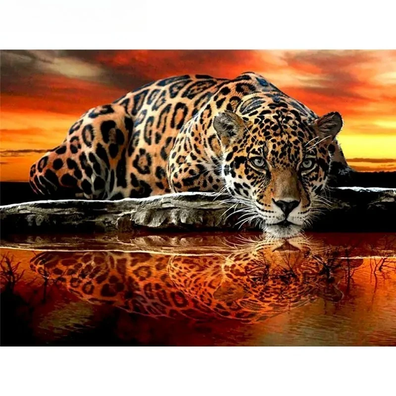 

Leopard Animals jigsaw puzzle 500/1000/1200/2000 pieces Puzzles for Adults childrenEducational Toys Gifts