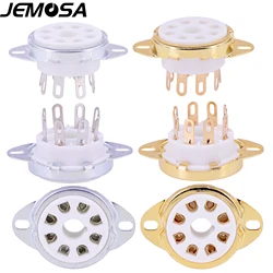 K8A 8Pin Tube Socket Ceramic Valve Bsae For KT88 6V6 6L6 EL34 5AR4 GZ34 5U4G 6J7 6SJ7 5881 6SL7 6SN7 Tube Amplifier Audio