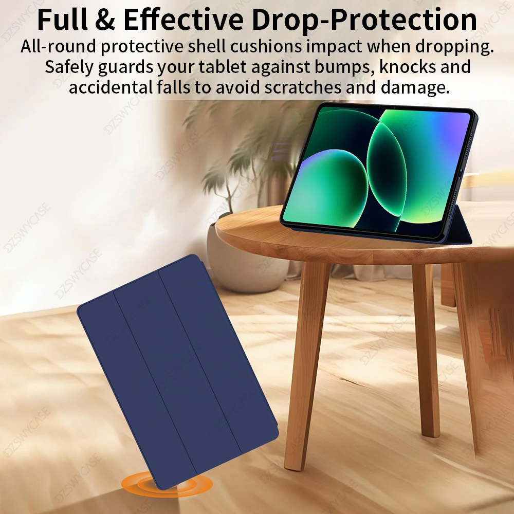 Silikonhülle für XiaoMi Pad 8/8 Pro 7/7 Pro 11.2, Mi Pad 6/6 Pro 11, Pad 5/5 Pro 11, faltbare Hülle mit Auto-Sleep/Wake-Funktion – Detail 3