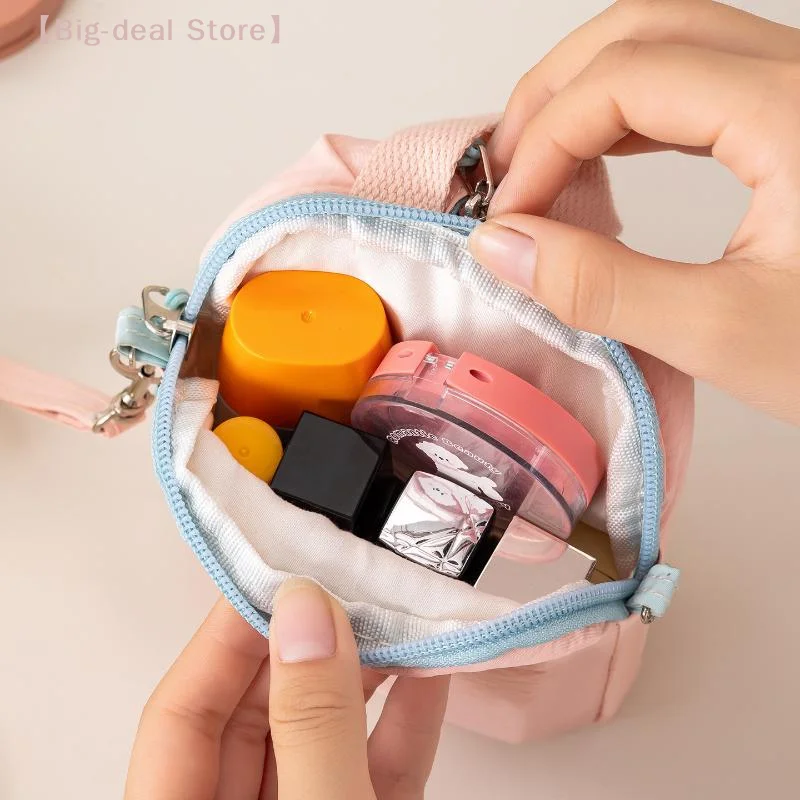 Picture 3: Portable Mini Sanitary Napkin Storage Bag Discreet Menstruation Towel Pouch Student Travel Monthly Period Essentials Organizer