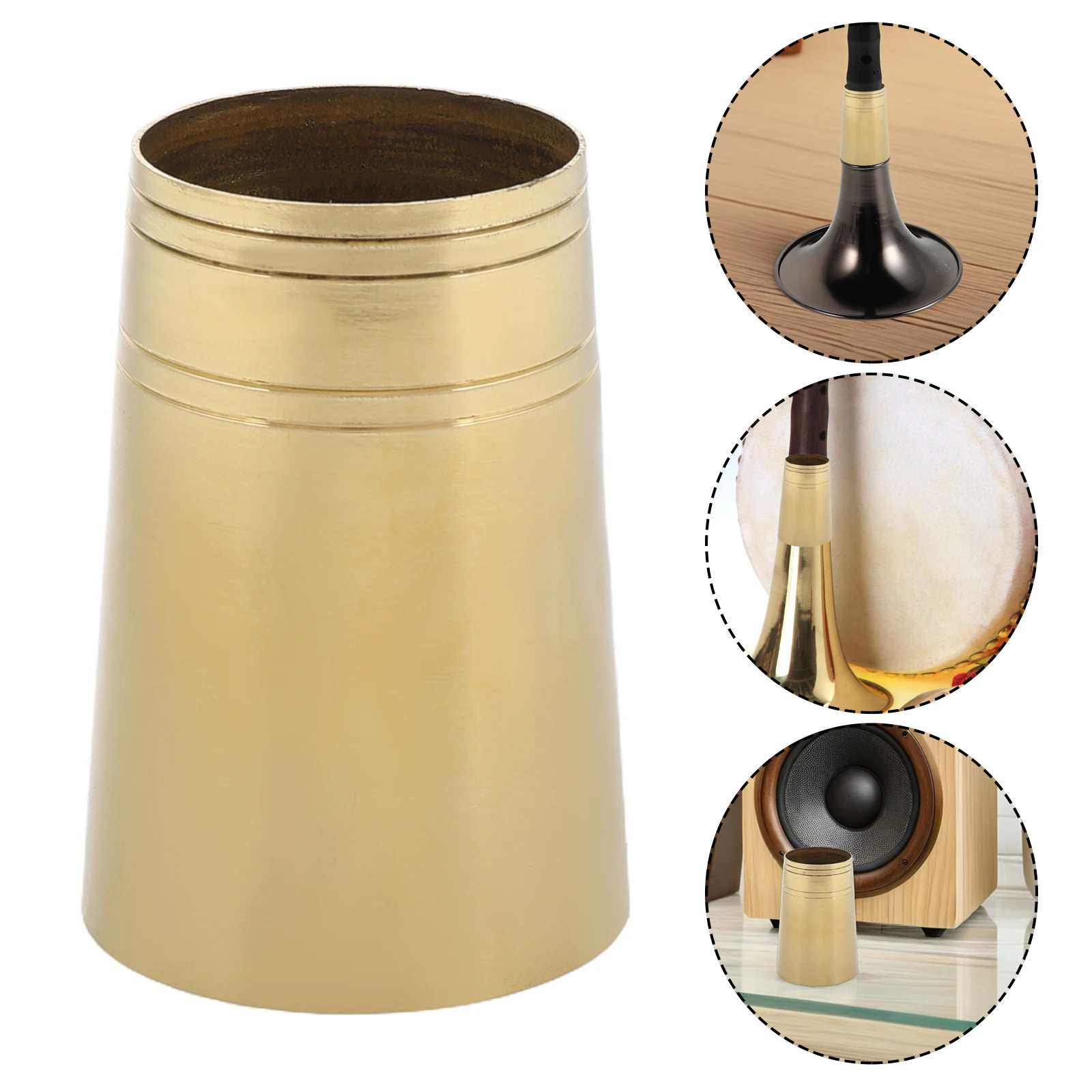 

Suona Copper Set Horn Sleeve for Instrument Sets Accessory Brass Tuning Part Parts