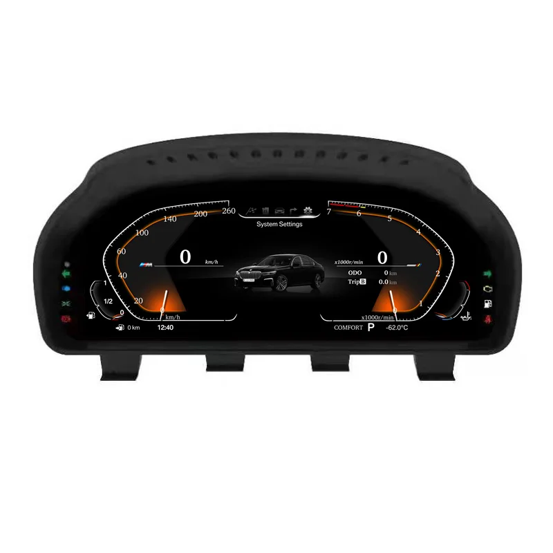 2023 حار بيع أندرويد 13 ترقية عرض شاشة تعمل باللمس ل F10 F11 الرقمية العنقودية Carplay لتحديد المواقع والملاحة