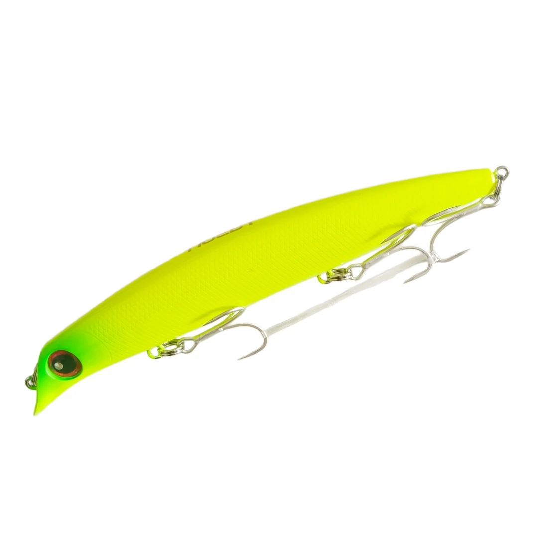 Noeby 3 Stück Sasuke Lipless Minnow Angelköder 12cm 16g Schwimmende Wobbler Künstliche Hartköder für Hechtangeln