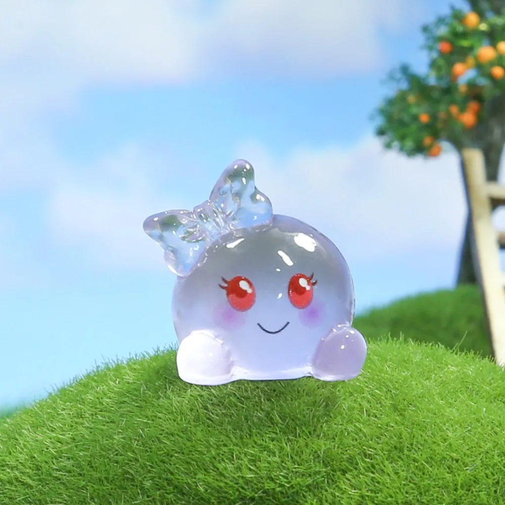 pcs نیا منی برائٹ زیور کارٹون تخلیقی رال لوازمات رنگین DIY مائیکرو لینڈ اسکیپ ڈیکوریشن گڑیا گھر کی سجاوٹ