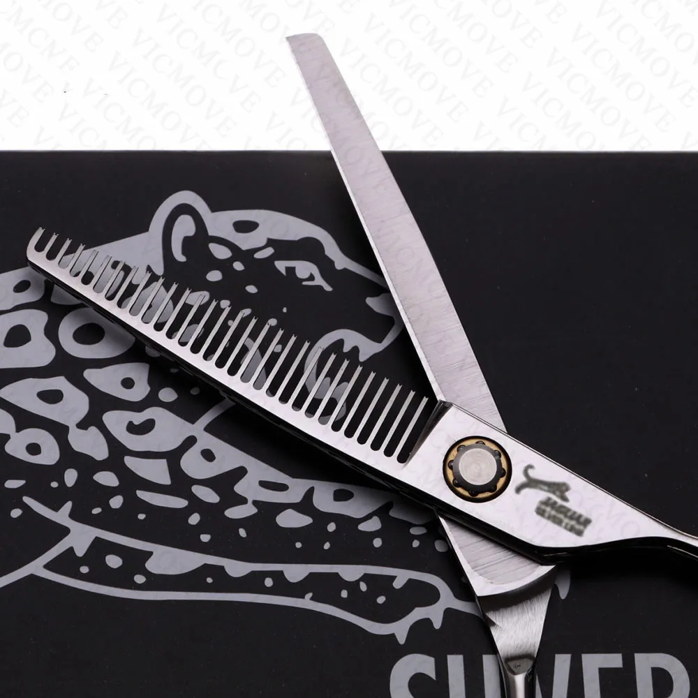 مجموعة مقصات تصفيف الشعر الاحترافية مقاس 6 بوصات + مقصات حلاقة رفيعة عالية الجودة