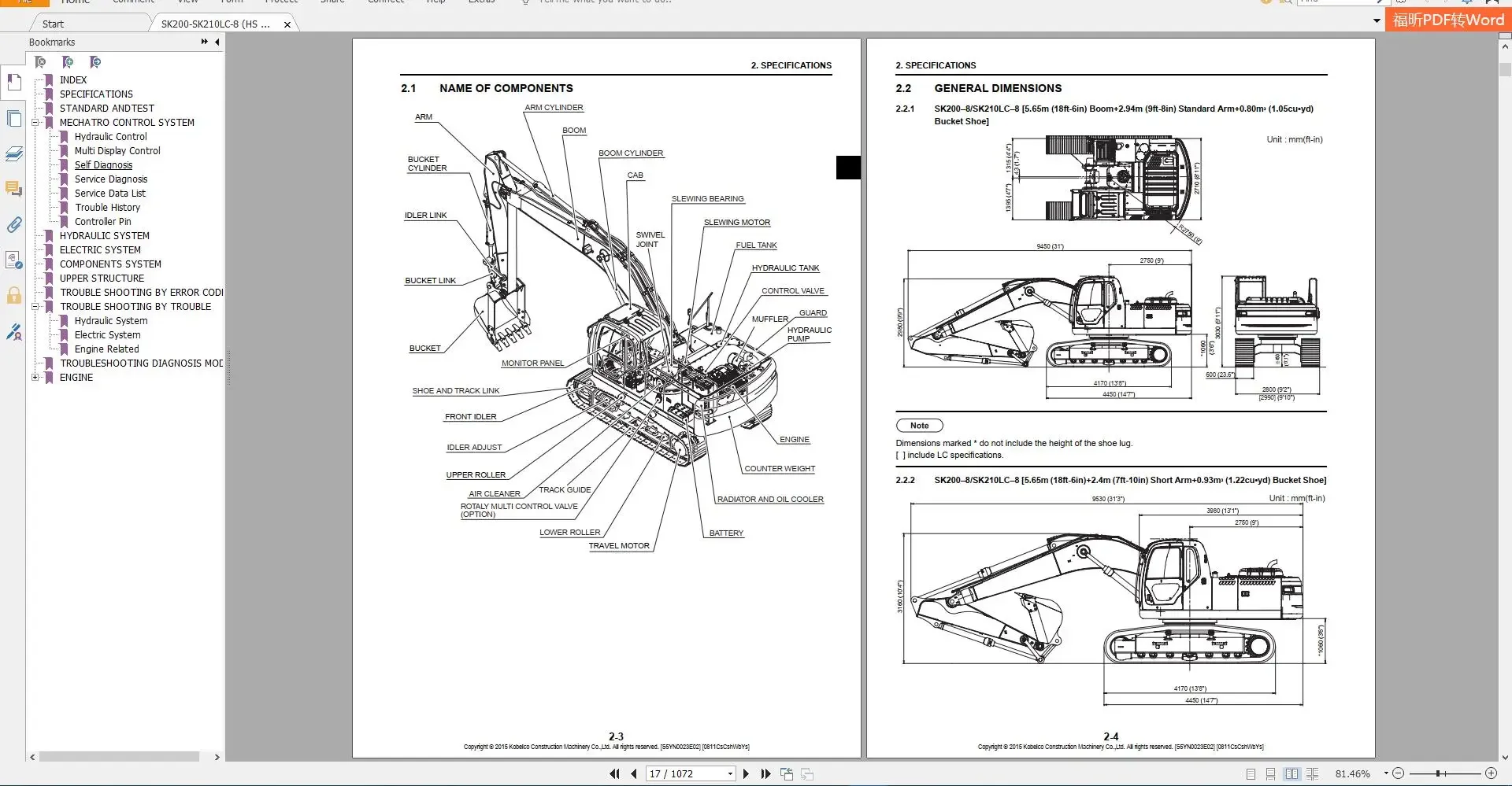 Kobelco 38.12 GB PDF Updated 2021 DVD Heavy Machinery Service Manual Shop Manual