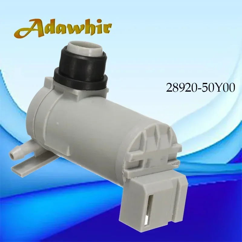 Насос омывателя для NISSAN PULSAR/SUNNY/PRIMERA/NX/SERENA/ALMERA/PATROL/MAXIMA 1990-2003 Стеклоочиститель переднего стекла 28920-50Y00 Насос омывателя для NISSAN PULSAR/SUNNY/PRIMERA/NX/SERENA/ALMERA/PATROL/MAXIMA 1990-2003 Стеклоочиститель переднего стекла 28920-50Y00