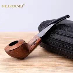 Creative Wooden Smoking Pipe Durable Handmade Portable Tobacco Pipe