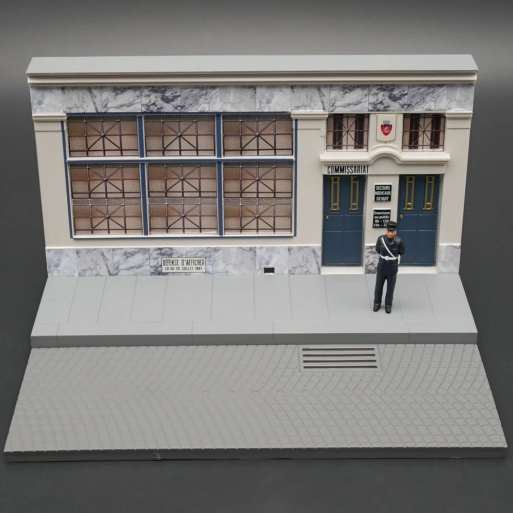 Diecast IXO 1:43 Scale Peugeot J7 ฉากรถทหาร Sandtable รถสะสมของเล่นของขวัญของที่ระลึกจอแสดงผลเครื่องประดับ