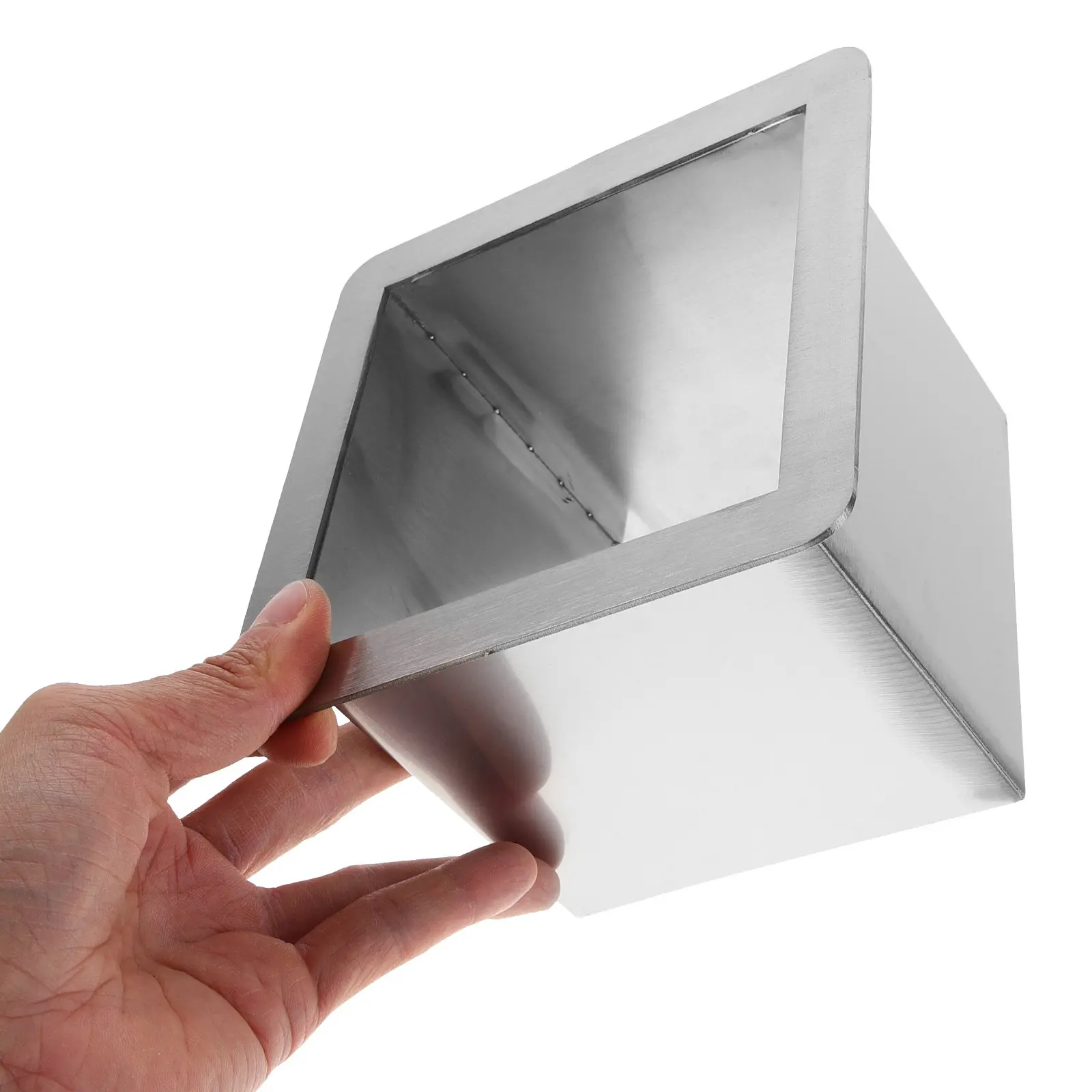 

Встраиваемый квадратный мусорный люк для кухонной столешницы из нержавеющей стали, легко чистится, не ржавеет